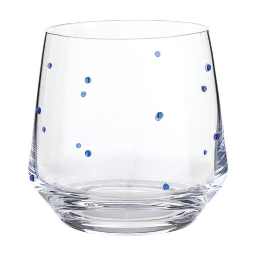 Wine Glass - Blue Beads