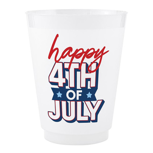Frost Cups - Happy 4th of July - 8ct