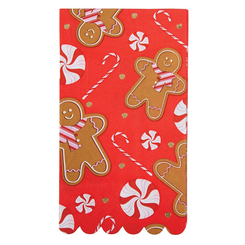 Guest Napkins - Holiday Gingerbread