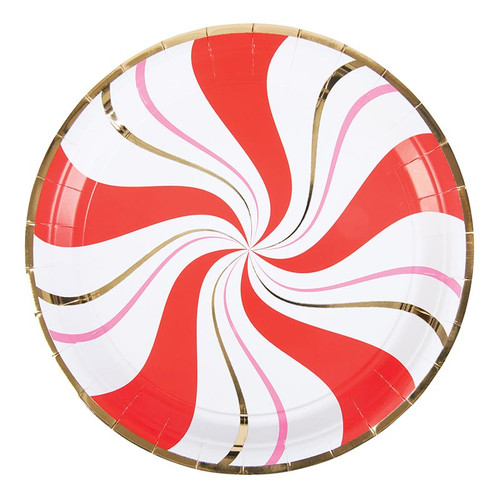 Paper Dinner Plate - Gingerbread