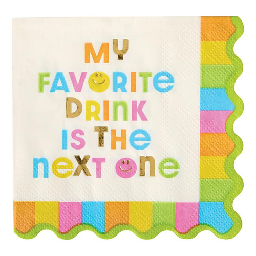 Beverage Napkins - Favorite Drink 