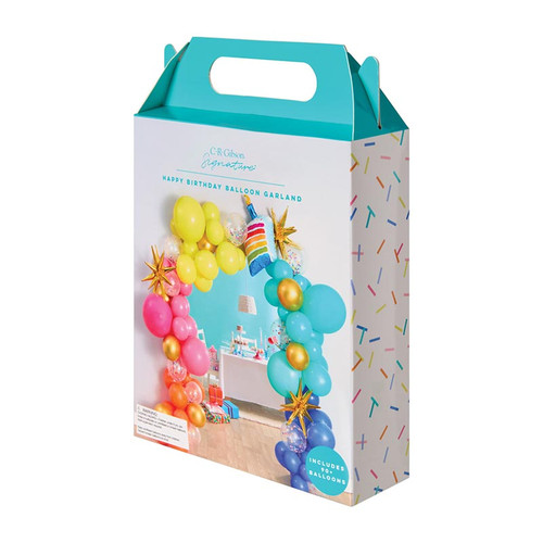 Balloon Arch - Happy Birthday