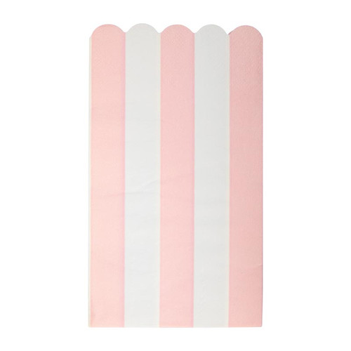 Guest Napkins - White Pinwheel