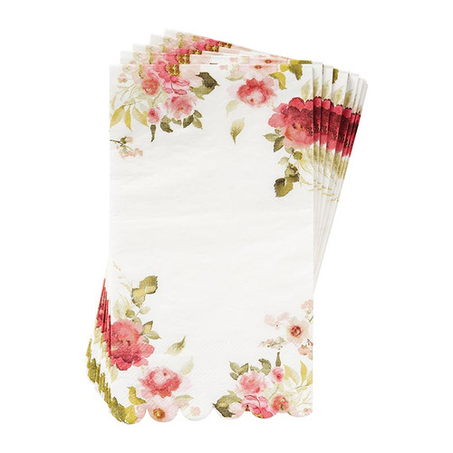 Guest Napkins - Floral Heart