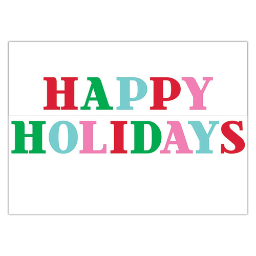 Adhesive Wall Decal - Happy Holidays