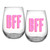 Stemless Wine Glass - BFF