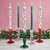 Tapered Candle - Word Holly - Set of 2