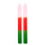Tapered Candle - Thimblepress x Slant Pink Red Green
