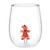 Figurine Stemless Wine Glass Set - Gingerbreads