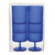 Acrylic Glass - Blue - Set of 4