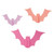 Acrylic Decoration - Bats 1 - Set of 3