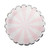 Paper Lunch Plate - White Pinwheel