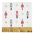 Foil Fringe Beverage Napkins - Nutcrackers - 20ct