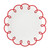 Round Scalloped Paper Plates - Red - 8ct