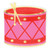 Foil Shaped Paper Plates - Set of 3 Drums - 9ct