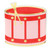 Foil Shaped Paper Plates - Set of 3 Drums - 9ct