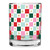 DOF Glass - Holiday Checkerboard