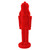 28.5" Flocked Nutcracker - Red