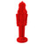 28.5" Flocked Nutcracker - Red