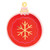 Foil Shaped Paper Plates - Ornament - 8ct