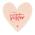 Foil Shaped Napkins - Heart - 20ct