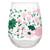 Wine Glass - Floral Pattern