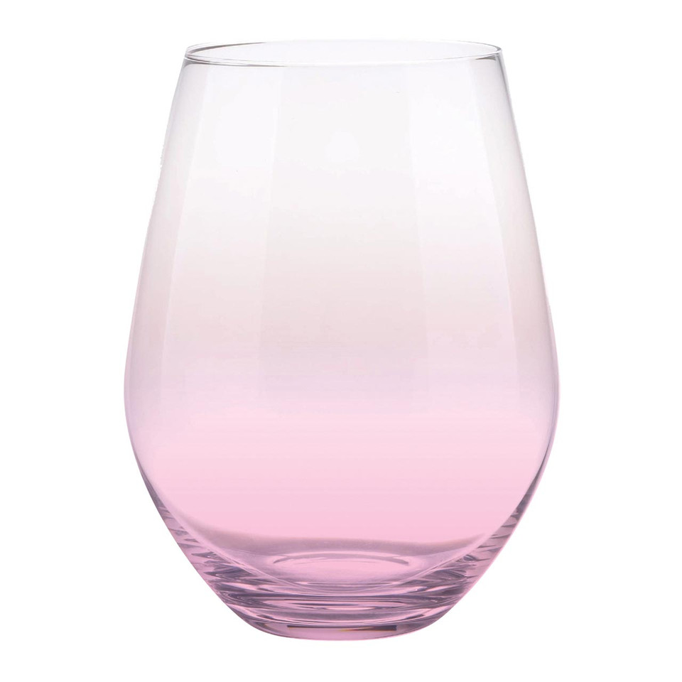 Jumbo Stemless Wine Glass Badass Slant Collections