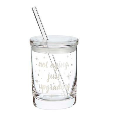 Glass DOF with Lid and Straw - Bride - Slant Collections