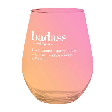 I like Big Cups Jumbo Stemless Wine Glass
