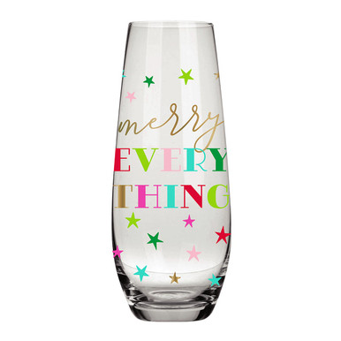 Double-Wall Champagne Glass - Paint Splatter - Slant Collections