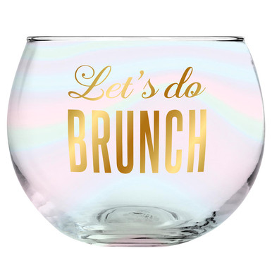 Double-Wall Glass Mug - Lets do Brunch - Slant Collections