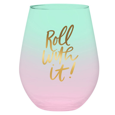 Jumbo Wine Glass - Roll With It - [Consumer]Slant Collections