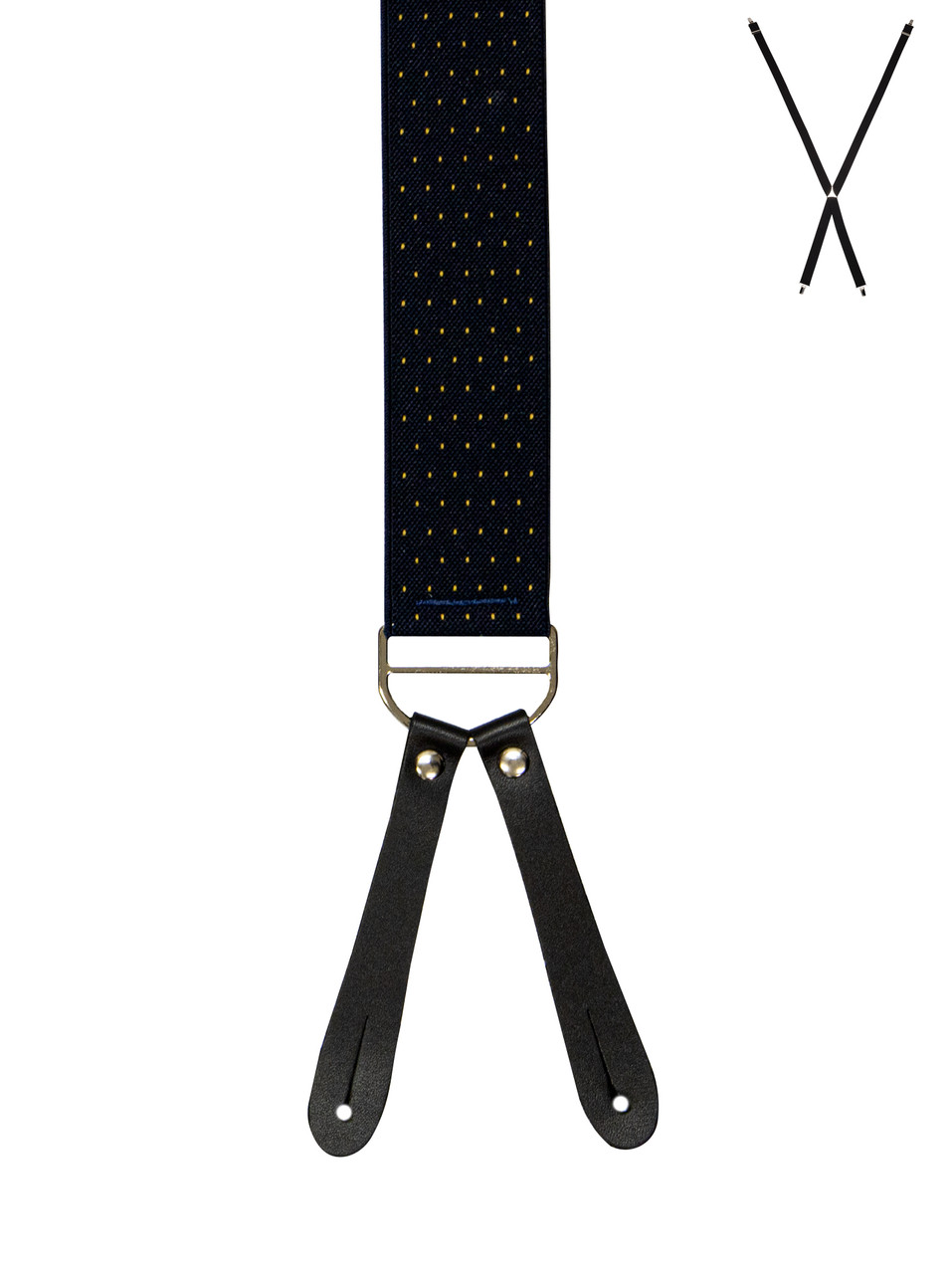Navy/gold in X-back