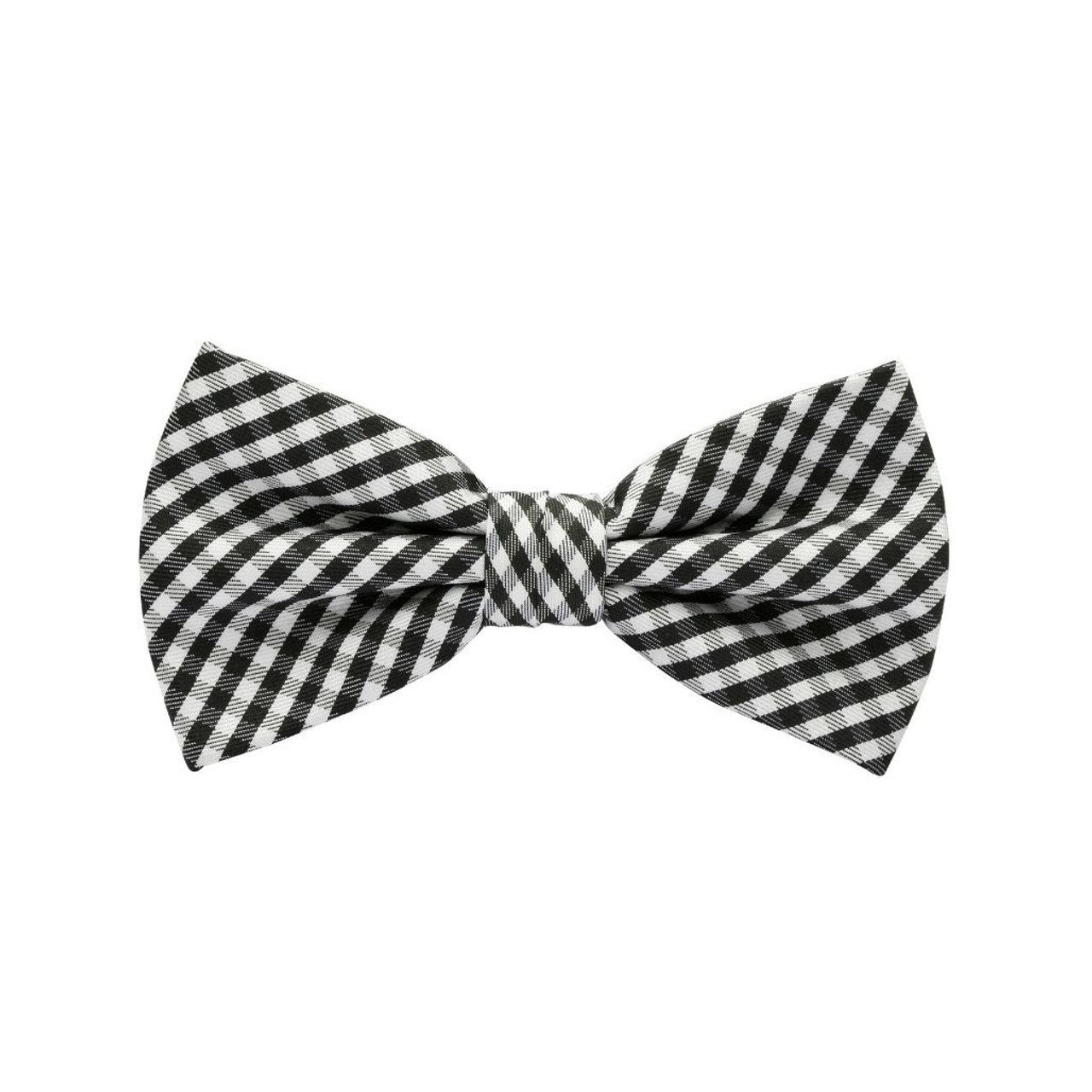 BOW TIE + POCKET SQUARE SET. Vintage. Check. Supplied with matching pocket square.