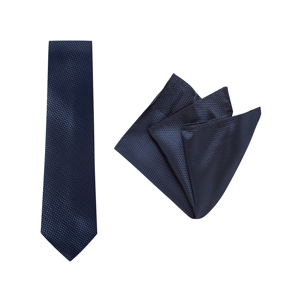 tie with pocket square set