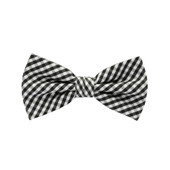 BOW TIE + POCKET SQUARE SET. Vintage. Check. Supplied with matching pocket square.