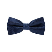 BOW TIE + POCKET SQUARE SET. Carbon. Navy. Supplied with matching pocket square.