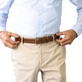 CASABLANCA Tan. Classic Leather Belt. 35mm width.