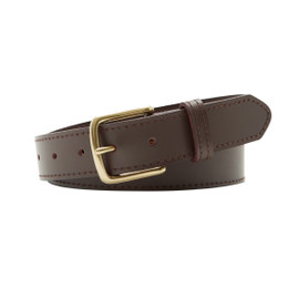 WYOMING Brown. Buffalo Leather Belt. 35mm width.