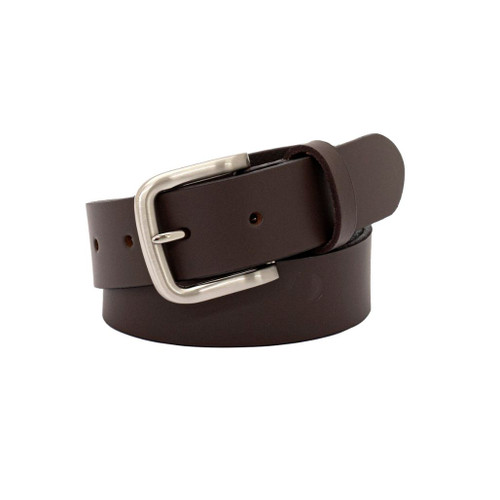 Men's Australian Made Leather Belt. Slate Brown. Larger Sizes