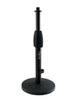 GFW-MIC-0601 Gator Frameworks Desktop Mic Stand with Round Base and Twist Clutch (GFW-MIC-0601)