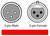 3-Pin 5' DMX Cable