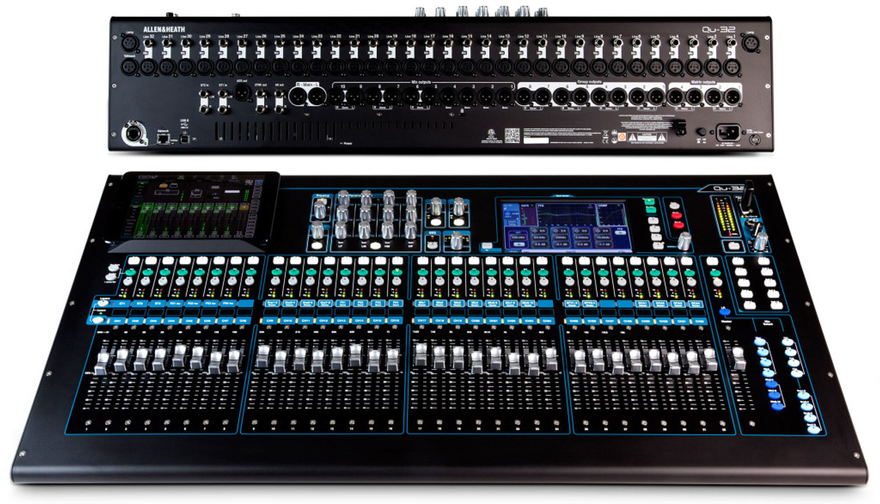 Allen & Heath QU-32C 32 Channel Digital Mixing Console – Stage Sound