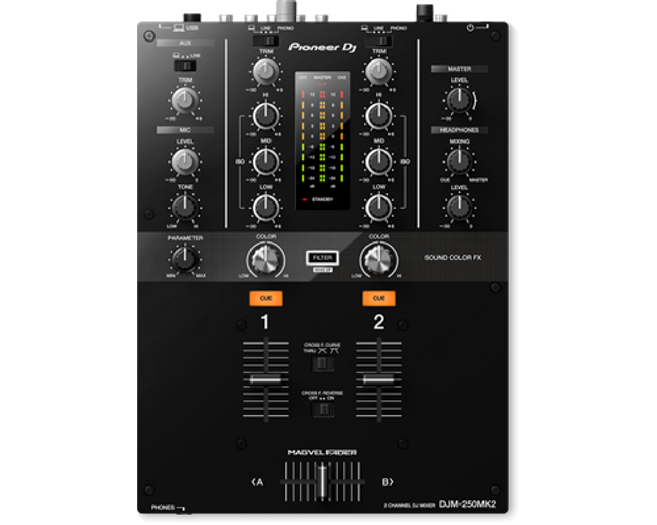 PIONEER DJ DJM-250MK2 Compact DJ 2-channel mixer DJM250MK2(Pre-Order)