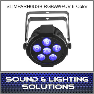 Chauvet DJ SlimPAR H6 USB Hex RGBAW+UV LED (Pre-Order)