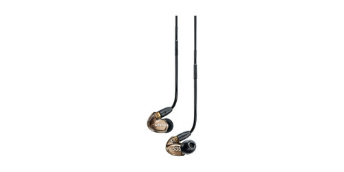 Shure SE535 Sound Isolating Earphones (Available In Clear Or Metallic Bronze)