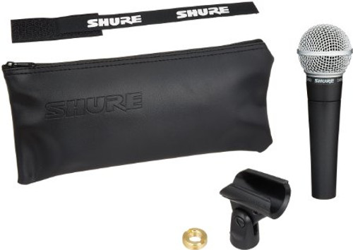 Shure SM58-LC Wired Microphone With Zippered Pouch