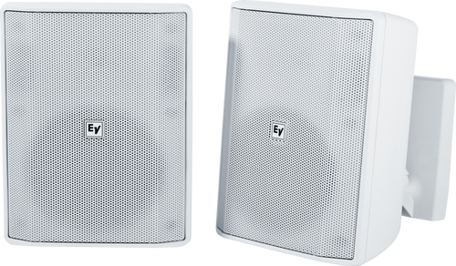 EVID-S5.2TW (White) 5” Cabinet 70/100V Pair 
