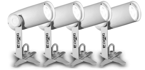 Chauvet DJ EZpin Pack 4 battery-powered with pin spotting