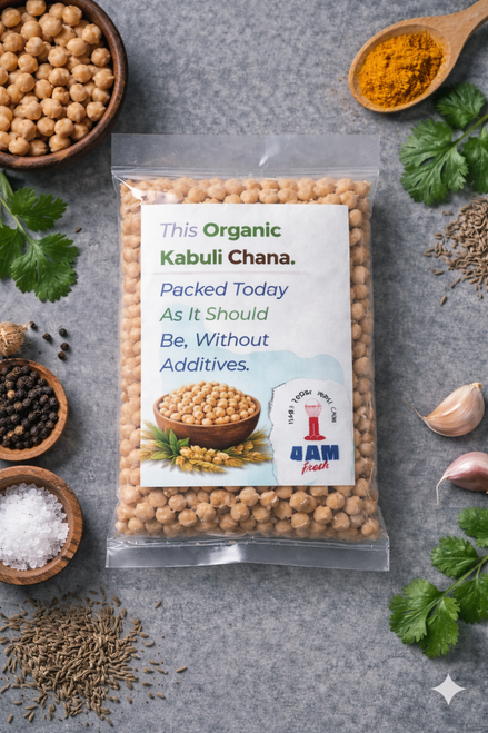 Organic Kabuli Chana (Unpolished)